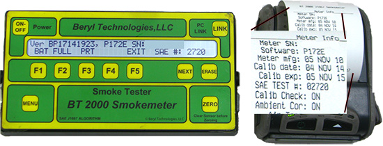BT2000 Wireless smoke meter