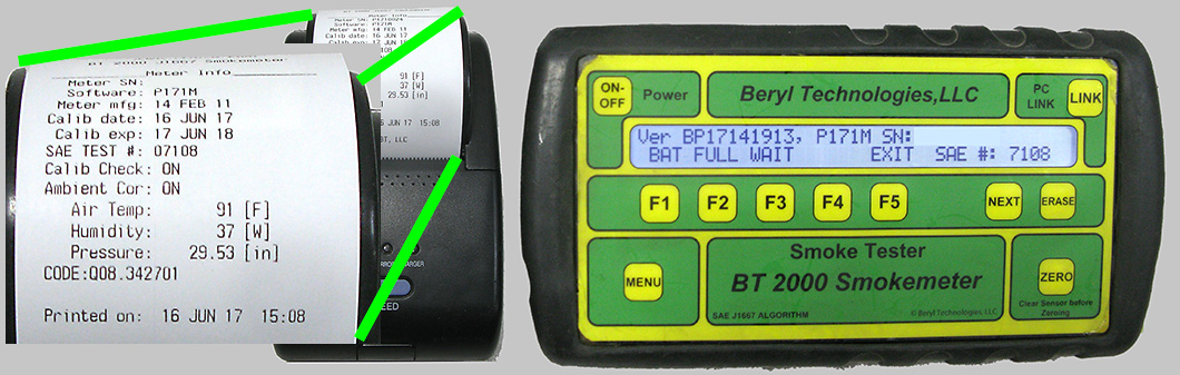 BT2000 Wireless smoke meter
